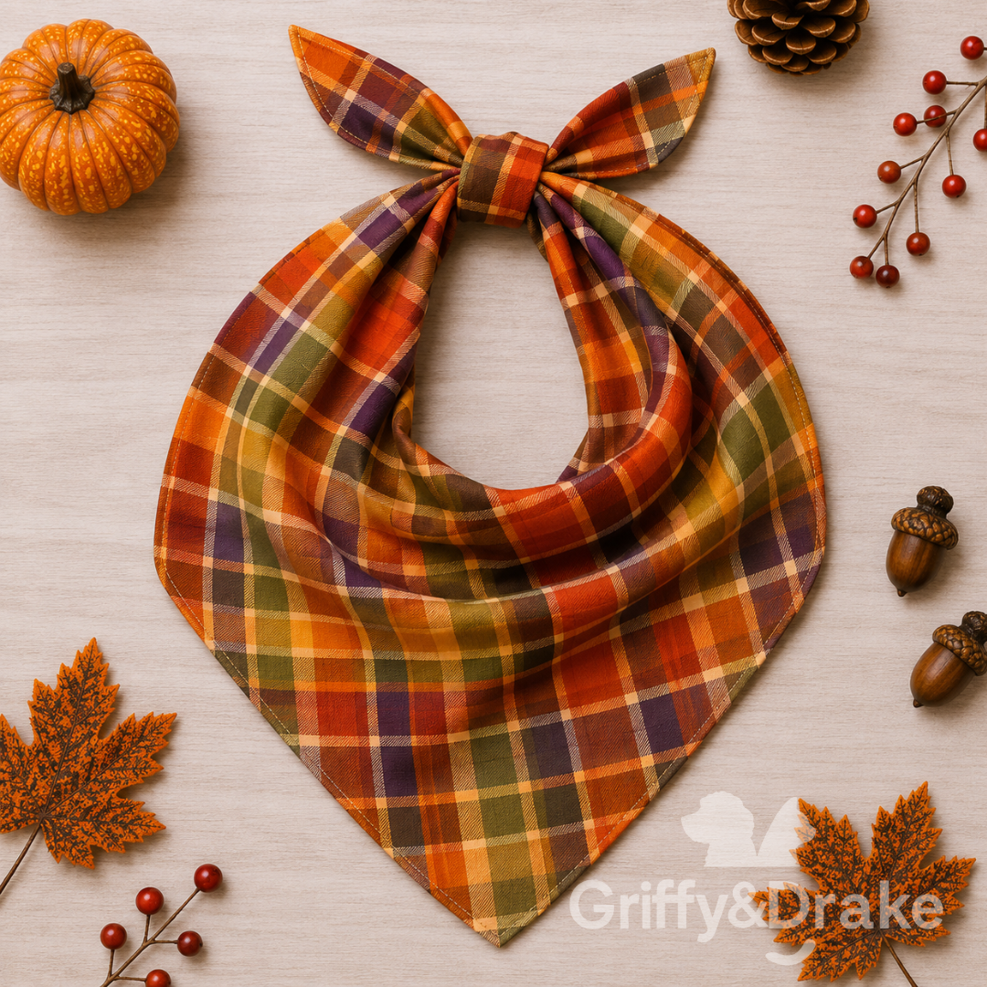 Feast Mode plaid Bandana