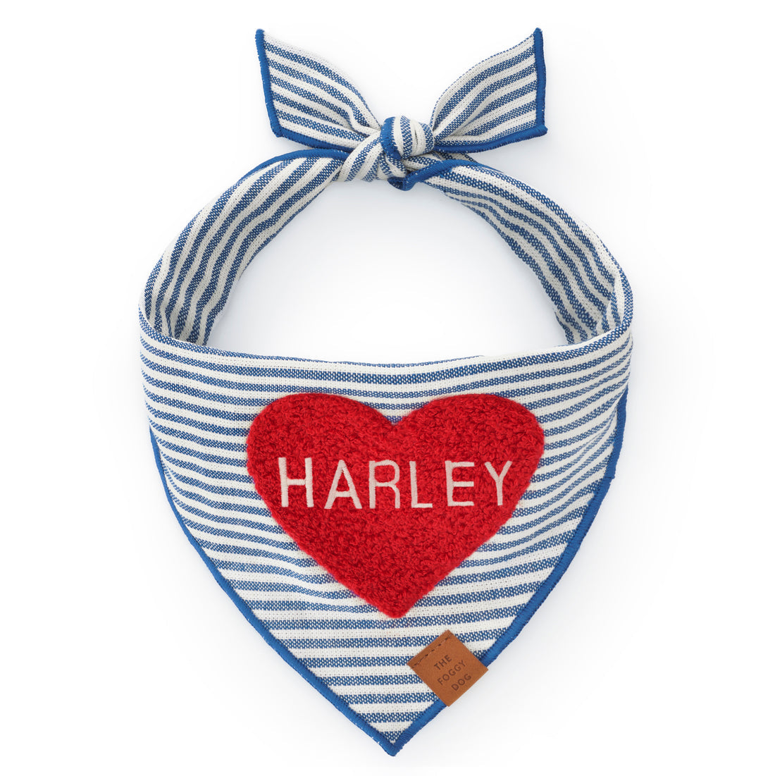 Heart Applique Dog Bandana 3